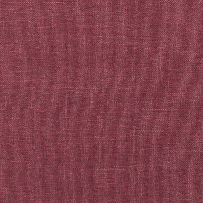 sofasæt 3 dele stof vinrød