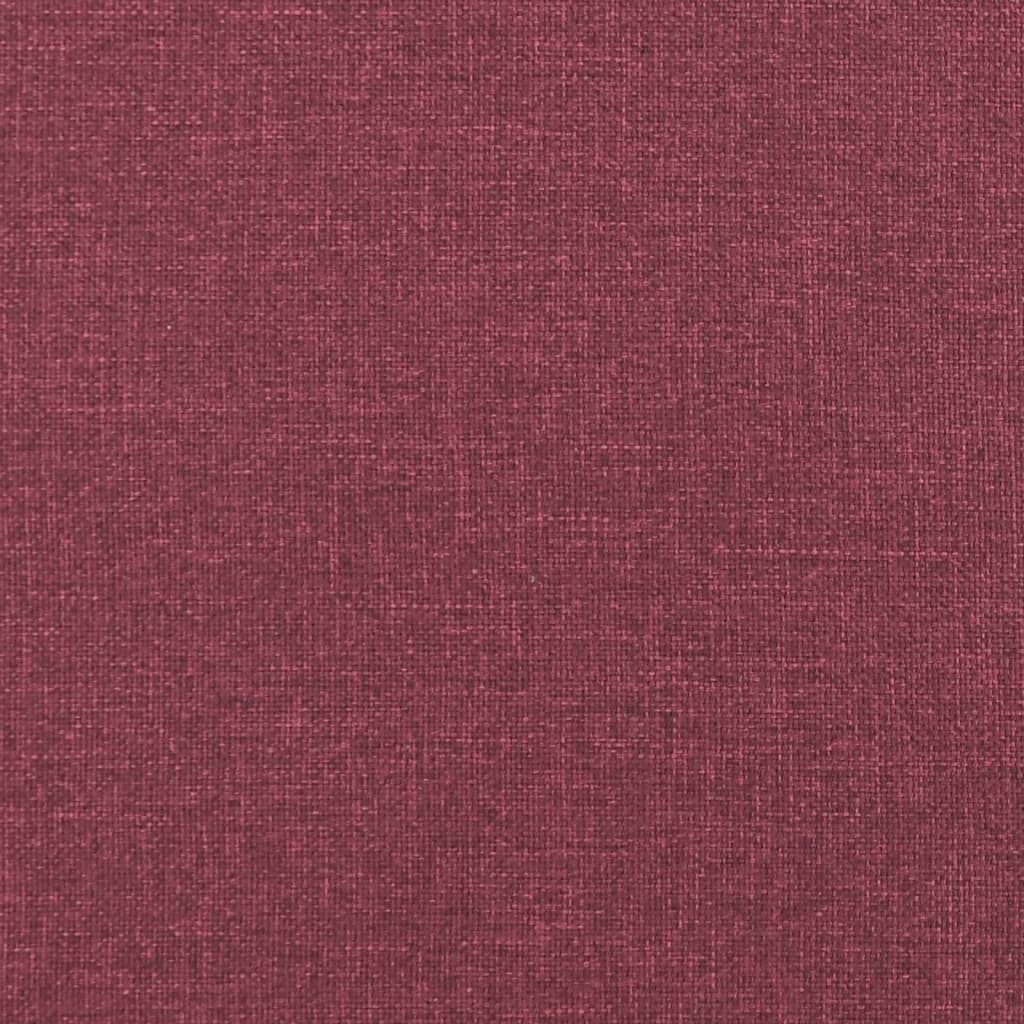 sofasæt 2 dele stof vinrød