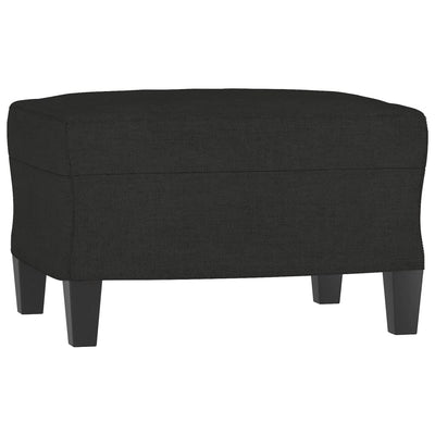 sofasæt 3 dele stof sort