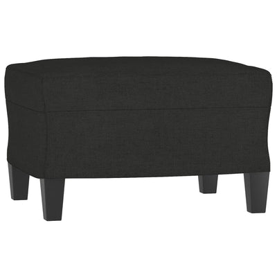 sofasæt 3 dele stof sort