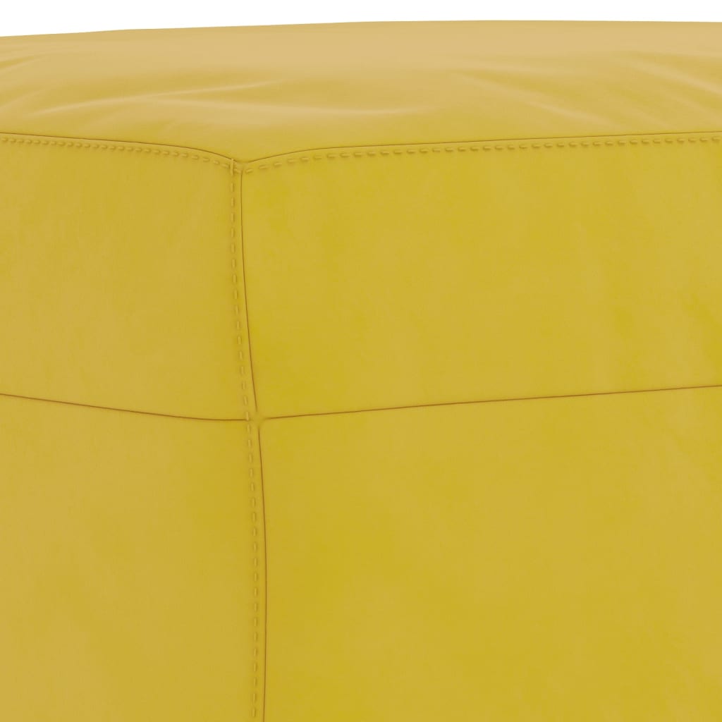 sofasæt 3 dele velour gul