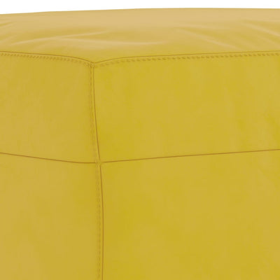 sofasæt 3 dele velour gul
