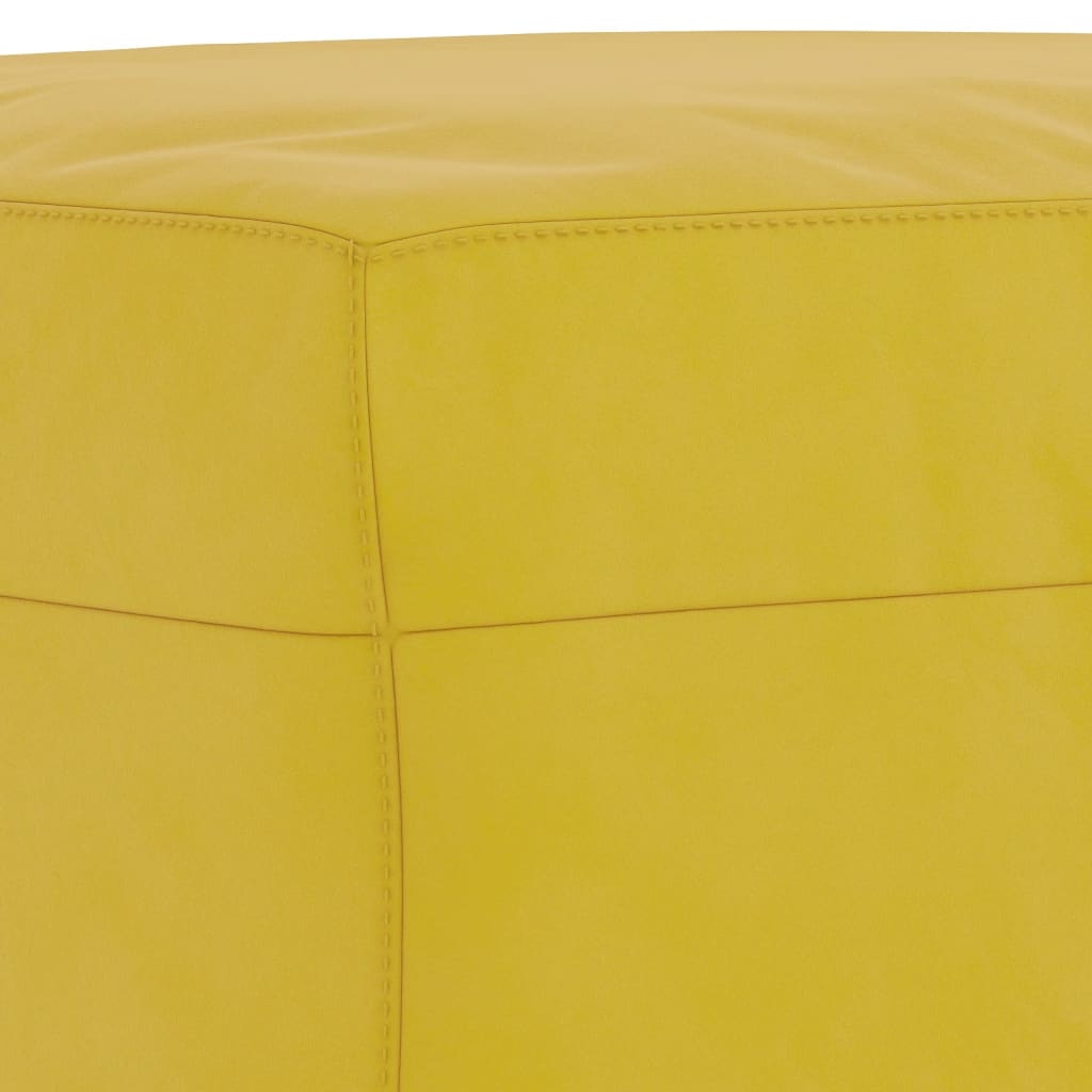 sofasæt 3 dele velour gul
