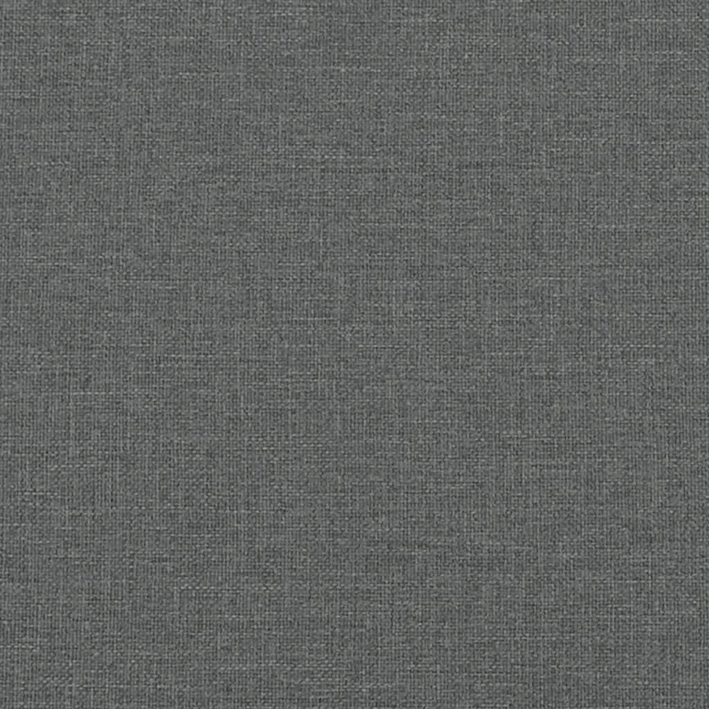 2-personers sofa 120 cm stof mørkegrå