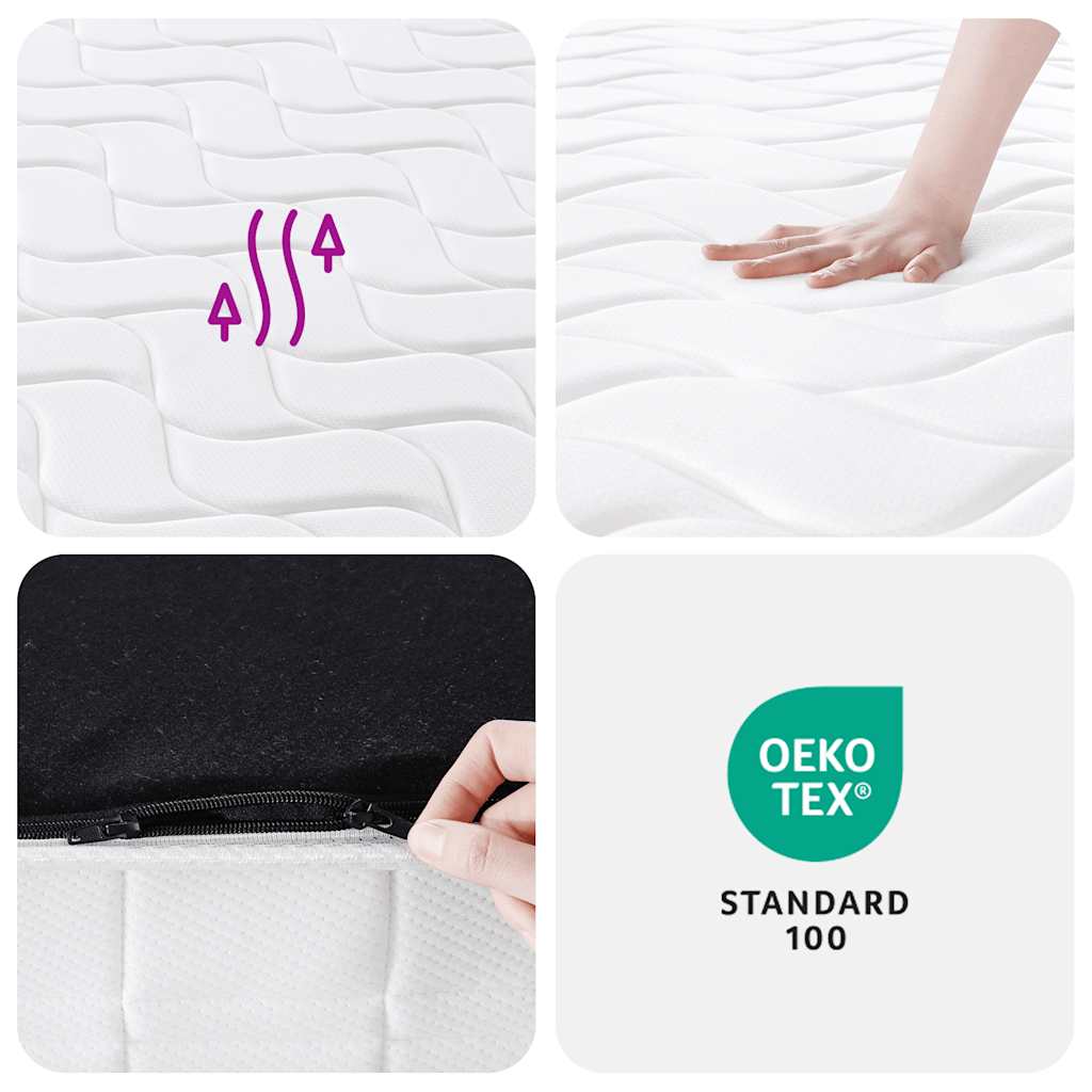 springmadras m. pocket-fjedre medium 160x200 cm Super King Size