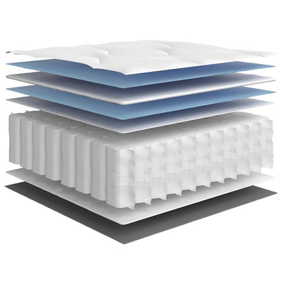 springmadras med pocketfjedre 160x200 cm medium fast