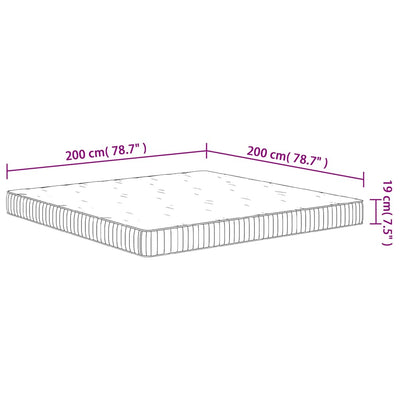 springmadras m. pocket-fjedre medium 200x200 cm