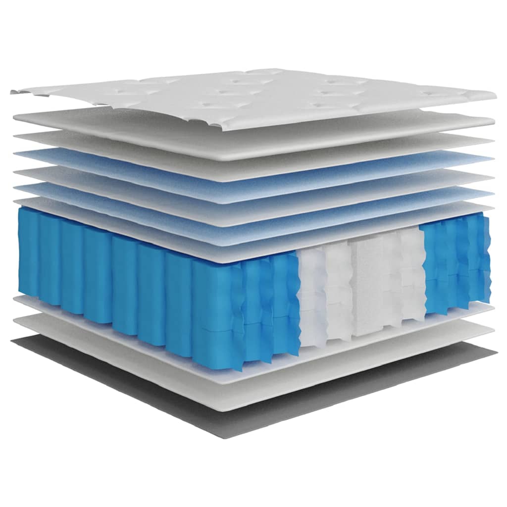 springmadras med pocketfjedre 70x200 cm medium fast