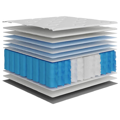 springmadras med pocketfjedre 70x200 cm medium fast