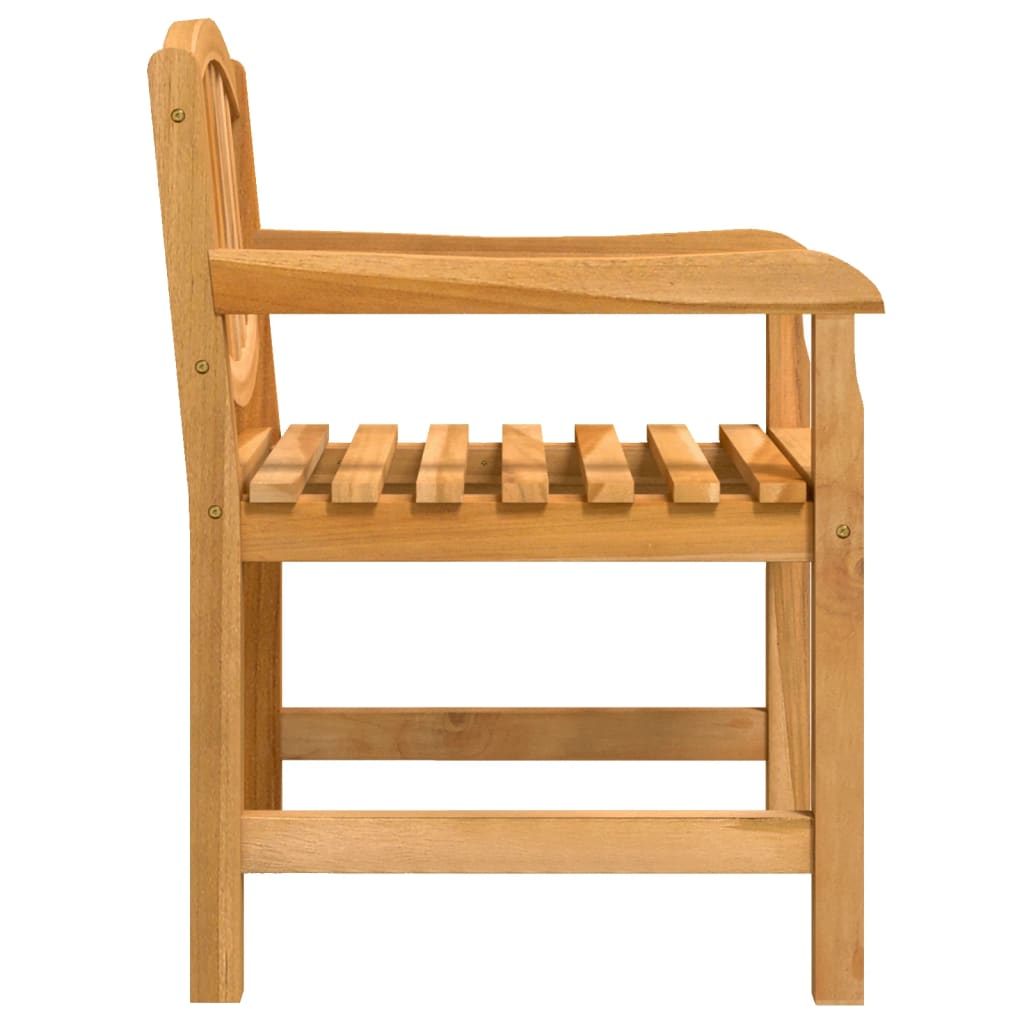 havestole 8 stk. 58x59x88 cm massivt teaktræ