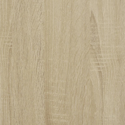 bogreol med låger 136x37x142 cm konstrueret træ sonoma-eg