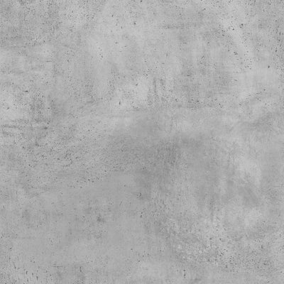 bogreol med låger 204x37x75 cm konstrueret træ betongrå