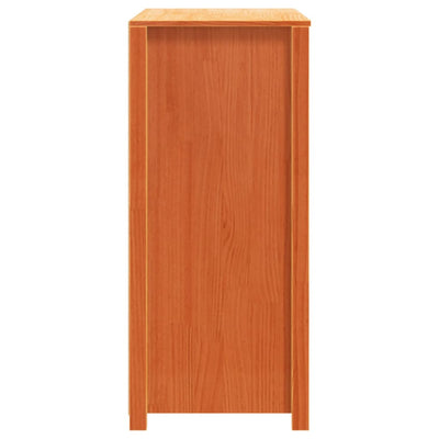 kommode 100x40x90 cm massivt fyrretræ gyldenbrun