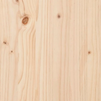 højseng med skrivebord 90x200 cm massivt fyrretræ