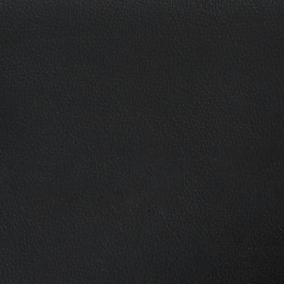 springmadras med pocketfjedre 120x190x20 cm kunstlæder sort