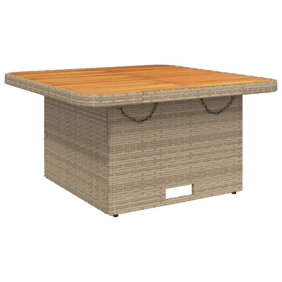 sofasæt til haven 2 dele med hynder polyrattan beige