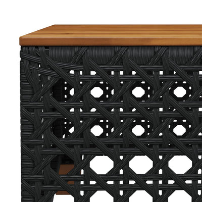 sofasæt til haven 11 dele med hynder polyrattan sort