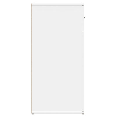 skænke 2 stk. 79x38x80 cm konstrueret træ hvid