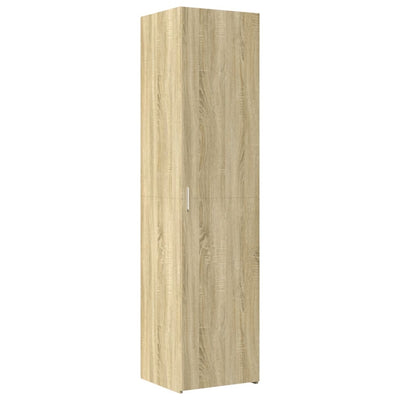 skab 45x42,5x225 cm smalt konstrueret træ sonoma-eg