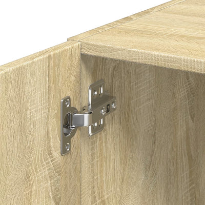 skab 45x42,5x225 cm smalt konstrueret træ sonoma-eg