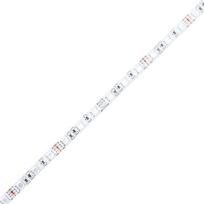 sofabord med Infinity LED-lys 100x100x40 cm hvid