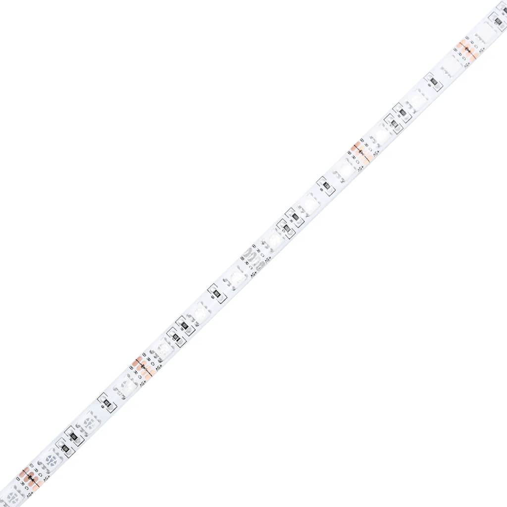 sofabord med Infinity LED-lys 116x69x40 cm grå sonoma-eg