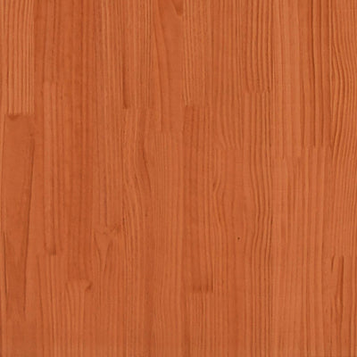 tredobbelt køjeseng 90x200 cm massivt fyrretræ voksbrun