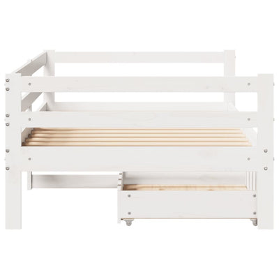 daybed med skuffer 90x200 cm massivt fyrretræ