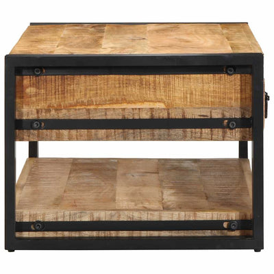 sofabord 90x50x38 cm massivt ru mangotræ