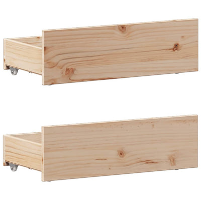 seng med reol uden madras 90x200 cm massivt fyrretræ