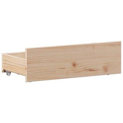 seng med reol uden madras 90x200 cm massivt fyrretræ