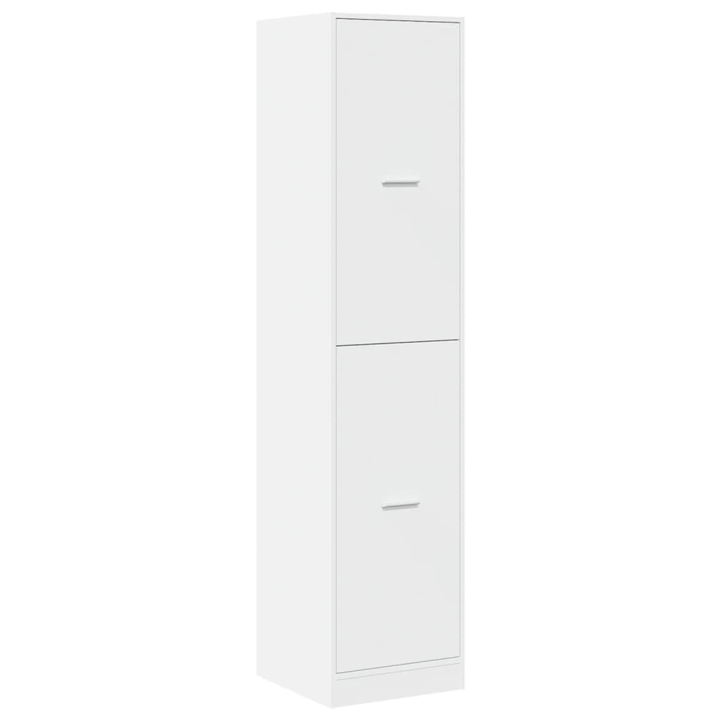 apotekerskab 40x41x174,5 cm konstrueret træ hvid