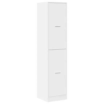 apotekerskab 40x41x174,5 cm konstrueret træ hvid