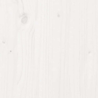 højskab 89x34x116,5 cm massivt fyrretræ hvid