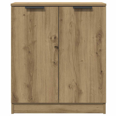 Skænke 3 stk Håndværks eg 60x30x70 cm Konstrueret træ